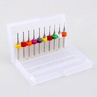 Micro Mini Drill Bits Set - 10pcs Carbide Micro Drill  Large Scraps Discharge 