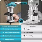 Cordless Compact Router For Makita 18v Battery  bare Tool   6 Variable Speeds Ro