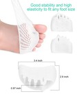 3 Pairs Metatarsal Pads Toe Spacers Separators For Bunion Correction  Soft An   