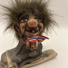 Vintage Fosse Troll  117 Authentic Troll In Ski Boot Norway With Original Tag
