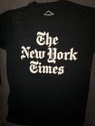 New York Times T Shirt Nyc Black Altru Medium M Vintage Yankees Mets Knicks New