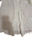 Flax Women   s White 100  Linen Colonial Reenactment Dress Lithuania Size P