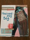Craftivity Macrame - Zing Bag Kit - Weave   Bead Sealed And Unused Easy To Learn