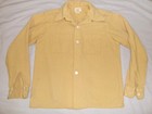 Vtg 40s 50s 5 Jayson Tag Shirt All Wool Sz S m Flannel Khaki Usa Made As Is