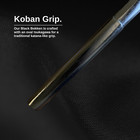 E-bogu Handcrafted Black Oak Bokken  40   With Sheath   Martial Arts Training