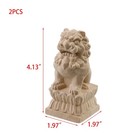 Woogim 2pcs Wood Traditional Pilaster Corbel Decorative Shelf Brackets Home