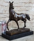 Large Arabian Horse Bronze Sculpture Statue By Barye Hot Cast Marble Figurine