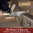 Suizan Ryoba Double Edge Saw 12  - Professional Japanese Pullsaw Large Handsaw