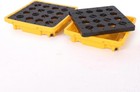 Spill Containment Pallet 2 Drum 2500 Lbs Capacity Hdpe Modular Tray Heavy Duty
