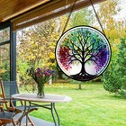 Tree Of Life Stained Glass Suncatcher  Window Decor And Gift For All Occasions