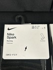 New Nike Spark Cushioned No Show  6  Running Socks  120 Retail Black Sz 6-7 5