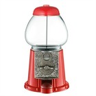11 Inch Vintage Gumball Machine Bank Metal Base Glass Globe Toy Bank Table Top