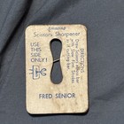 Vintage Sewing Tool Amazing Scissors Sharpener Bergmann s Laundry Made In Usa