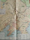 1932 Manchuria-mongolia Pictorial Map China Railroad Korea Under Japanese Rules