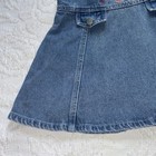 Sesame Street Vtg Dress Jean Denim Coverall Skirt 3t Elmo Zoe Dancing Rare C