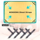 Mendeng Bed Sheet Holder Garters Bed Suspenders Sheet Stays Sheet Clips For