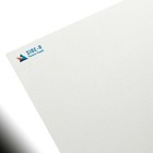 Abs Styrene Plastic Flat Sheet - 3mm Thick - White - 100mm X 100mm