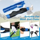 Golf Grip Trainer With Swing Band  Lightweight Ergonomic Training Aid For Grip 