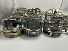 Cuff Bangle Bracelet Silver   Gold Tone Watches All Metal Lot Of 50 W17