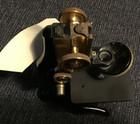 Old Antique Ernst E leitz Wetzlar Microscope Brass Knobs Asis Parts tool Salvage