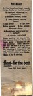 Heavenly Hunts Peaches  Hunt For The Best Pot Roast Vintage Matchbook Cover