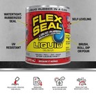 Flex Seal Liquid Rubber Sealant Coating  Waterproof  Clear  16 Oz
