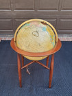 Replogle Heirloom Finley 20  Antique Ocean Illuminated Floor Globe  mint Cond  
