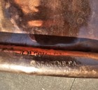  Large Copper Kettle Pot Apple Butter Antiques Roadshow J p  Schaum Bucket 1800s