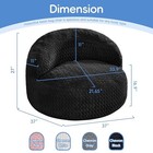 Bean Bag Chair Giant Bean Bag Chairs For Adults Big Bean Bag Large Coal Black