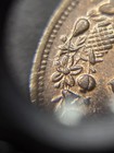 Rare 360 Degree Die Crack Error Circling Wreath On 1941 Peru 2 Dos Centavos Coin