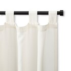 36 -66  Dauntless Curtain Rod Black - Threshold  Adjustable Steel Single