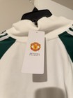 Nwt Adidas Golf Ultimate365  Jacket Mens Large White Manchester United Full Zip