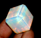 Natural Green Opal Cube Welo Australian 120 55 Ct Certified Untreated Gemstone