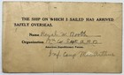 Wwi Military Soldiers  Mail Red Cross Sail Ship Arrival Postcard Camp Macarthuer