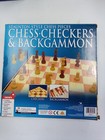 Game Chess Checkers Backgammon Board Sport Cardinal Family Fun Brand New Sealed