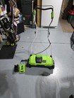 Greenworks 40v 14 Inch Cordeless Dethatcher  4ah Battery And Charger