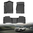 Tpe Floor Mats Liners Fit For 14-18 Silverado sierra 1500 2500hd 3500hd Crew Cab