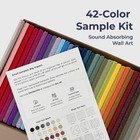 Felt Right Full 42-color Wall Tile Sample Kit  2 x8  2x8 Inches  Variety