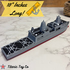 10-inch San Antonio-class Amphibious Transport Dock      Naval Desktop Display