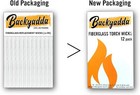 Tiki Torch Wick Replacements  12 Pack  Long Life Fiberglass Torch Wicks  For