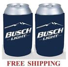 Busch Light Beer  2  12oz Can Coolers Coozie Coolie Koozie Huggie Bud New