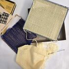 Vtg Straits Adjustable Metal Loom Weaving Frame Usa Craft Directions Fiber Hobby