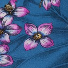 Eton Nwt 100  Silk Pocket Square In Blue W  Multicolor Floral   Animal Graphics