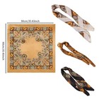 3pcs Head Scarves For Women Satin Hair Scarf 35    Large Square Bandana Neck Scarf
