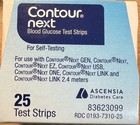 Contour Next Blood Glucose Test Strips 50 Strips Total   Exp 11 30 26
