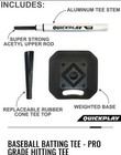 Quickplay Pro Baseball Tee   Super Stable 8lb Weighted Base   Replaceable Top   