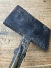 Antique 18th C Brass Wafer Iron Fireplace Hearth Signed