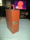 Vintage Portable Liquor Bar Bottles And Barware Travel Bar Set Brown Case 