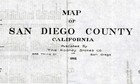 1914 Map Of San Diego County California