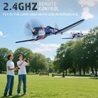 Volantexrc F4u Corsair Brushless Rc Plane wingspan500mm Fighter with 2 Batteries